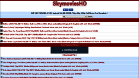What Skymovieshd.win website looked like in 2019 (4 years ago)