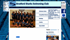 What Stratfordsharksasc.co.uk website looked like in 2019 (4 years ago)