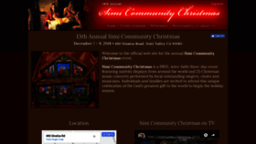 What Simicommunitychristmas.com website looked like in 2019 (4 years ago)