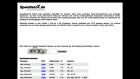 What Speedtestx.de website looked like in 2019 (4 years ago)