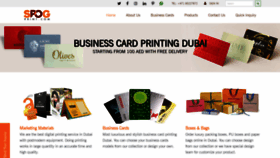What Spogprint.com website looked like in 2019 (5 years ago)
