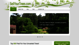 What Sellyourtrees.com website looked like in 2019 (4 years ago)