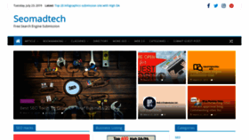 What Seomadtech.com website looked like in 2019 (4 years ago)