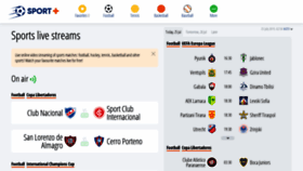 What Sportplus.live website looked like in 2019 (4 years ago)