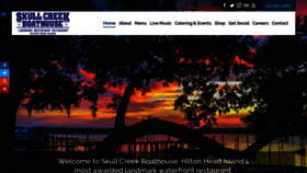 What Skullcreekboathouse.com website looked like in 2019 (4 years ago)