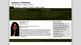 What Suzannejmatthews.com website looked like in 2019 (4 years ago)