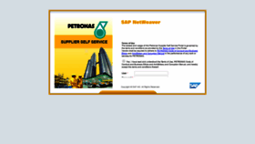What Supplier-selfservice.petronas.com.my website looked like in 2019 (4 years ago)
