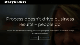 What Storyleaders.com website looked like in 2019 (4 years ago)