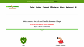 What Socialandtraffic.com website looked like in 2019 (4 years ago)