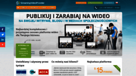 What Streamingvideoprovider.pl website looked like in 2019 (4 years ago)