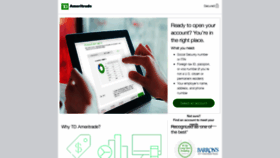 What Start.tdameritrade.com website looked like in 2019 (4 years ago)