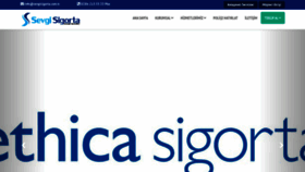 What Sevgisigorta.com.tr website looked like in 2019 (4 years ago)