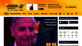 What Sabrasradio.com website looked like in 2019 (4 years ago)