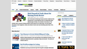 What Scamreviewscan.com website looked like in 2019 (4 years ago)