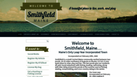 What Smithfieldmaine.us website looked like in 2019 (4 years ago)