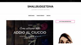 What Smallbudgetdiva.com website looked like in 2019 (4 years ago)