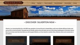 What Silverton.org.au website looked like in 2019 (4 years ago)