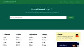 What Saveshared.com website looked like in 2019 (4 years ago)