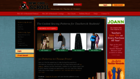 What Sewcoolinschool.com website looked like in 2019 (4 years ago)