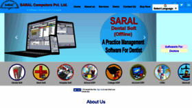 What Saralindia.com website looked like in 2019 (4 years ago)