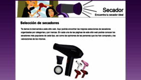 What Secador.com.es website looked like in 2019 (4 years ago)