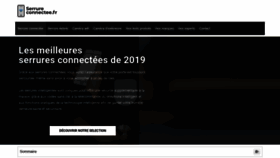 What Serrure-connectee.fr website looked like in 2019 (4 years ago)