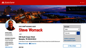What Stevewomackagency.com website looked like in 2019 (4 years ago)