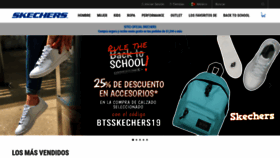 What Skechers.com.mx website looked like in 2019 (4 years ago)