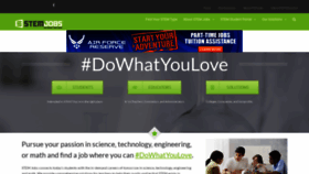 What Stemjobs.com website looked like in 2019 (4 years ago)