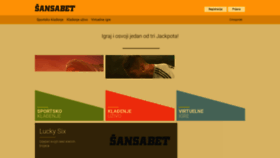 What Sansabet.com website looked like in 2019 (4 years ago)