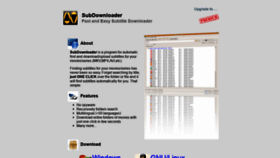 What Subdownloader.net website looked like in 2019 (4 years ago)