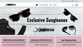 What Sunglasscraze.com website looked like in 2019 (4 years ago)
