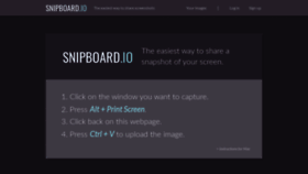 What Snipboard.io website looked like in 2019 (4 years ago)