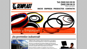 What Semplast.com.mx website looked like in 2019 (4 years ago)