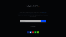 What Savelink.info website looked like in 2019 (4 years ago)