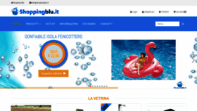 What Shoppingblu.it website looked like in 2019 (4 years ago)