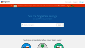 What Singlecare.com website looked like in 2019 (4 years ago)