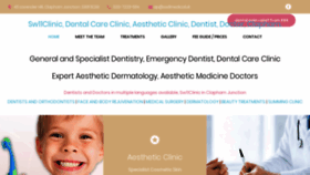 What Sw11clinic-clapham.co.uk website looked like in 2019 (4 years ago)