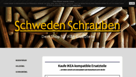 What Schwedenschrauben.com website looked like in 2019 (4 years ago)