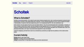 What Scholtek.com website looked like in 2019 (4 years ago)