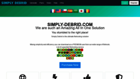 What Simply-debrid.com website looked like in 2019 (4 years ago)