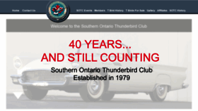 What Sothunderbirdclub.org website looked like in 2019 (4 years ago)