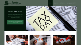 What Spartantaxmn.com website looked like in 2019 (4 years ago)