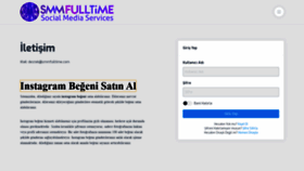 What Smmfulltime.com website looked like in 2019 (4 years ago)