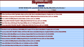 What Skymovieshd.wtf website looked like in 2019 (4 years ago)