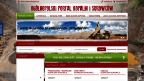 What Surowce-kopalnie.pl website looked like in 2019 (4 years ago)