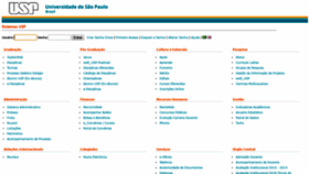 What Sistemas.usp.br website looked like in 2019 (4 years ago)