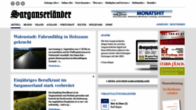 What Sarganserlaender.ch website looked like in 2019 (4 years ago)