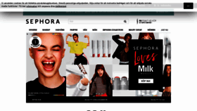 What Sephora.se website looked like in 2019 (4 years ago)