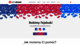 What Semahead.pl website looked like in 2019 (4 years ago)
